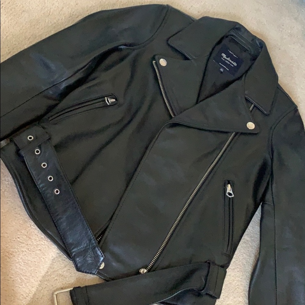 Madewell 1937 Trademark Leather Jacket BNWOT